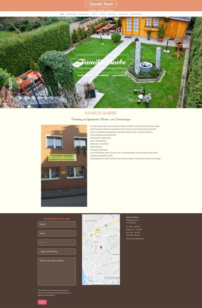 Außenbereich von Barbe-Appartement